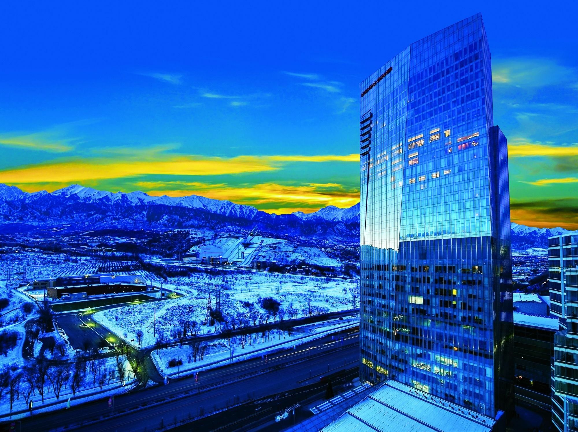 Hotel The Ritz-Carlton, Almaty Exteriér fotografie
